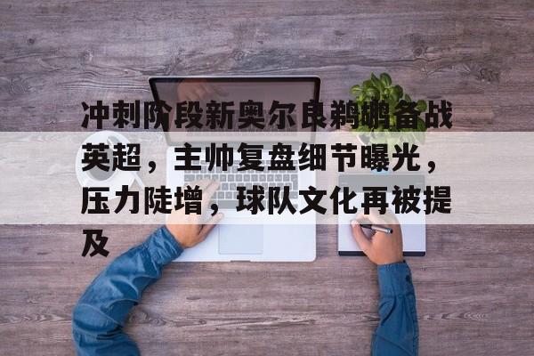 熊猫体育平台-冲刺阶段新奥尔良鹈鹕备战英超，主帅复盘细节曝光，压力陡增，球队文化再被提及